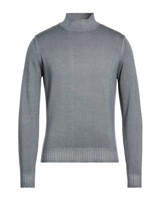 FILIPPO DE LAURENTIIS Gray Turtleneck Merino Wool for men