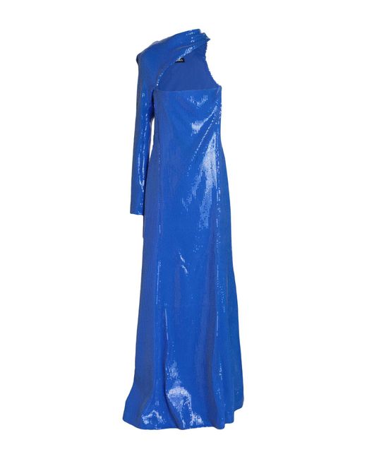 David Koma Blue Maxi Dress