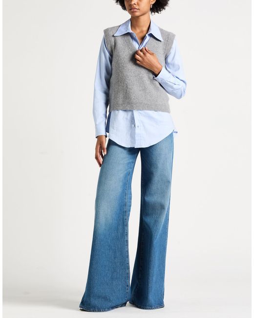 Bruno Manetti Gray Sweater Cashmere, Polybutylene