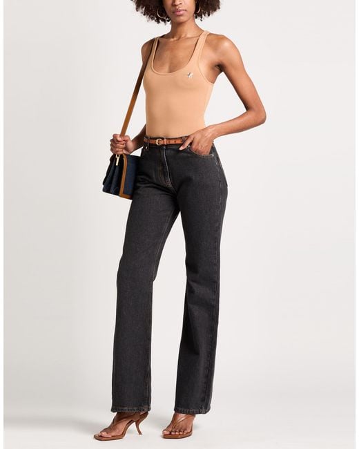Mugler Brown Bodysuit