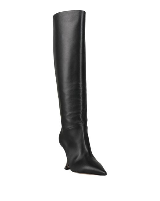 Casadei Black Boot Leather