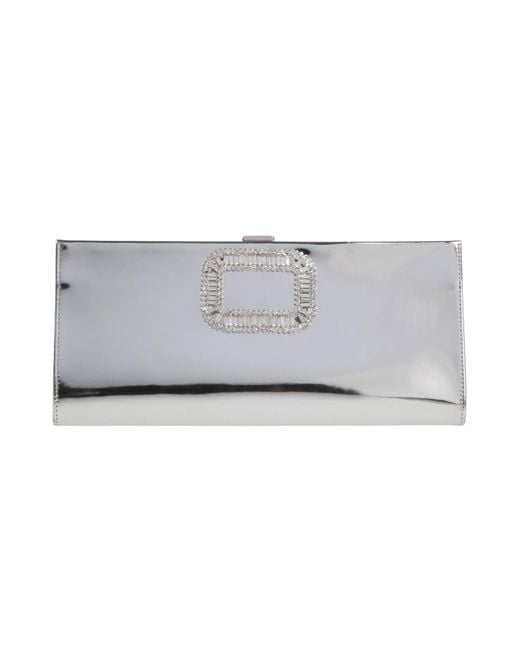 Roger Vivier Gray Handbag Leather