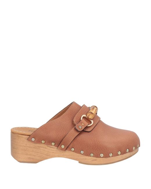 Pedro Miralles Brown Mules & Clogs