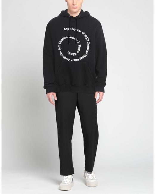 Public Possession Black Sweatshirt Cotton, Polyester for men