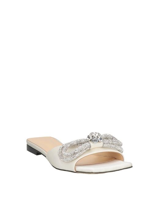 Mach & Mach White Sandals