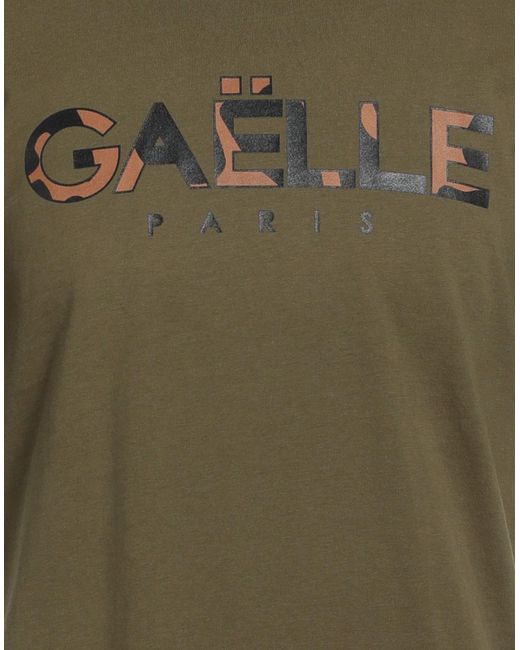 Gaelle Paris Green T-shirt for men