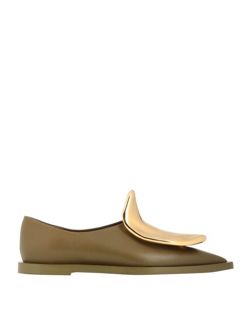 Jil Sander Green Loafer