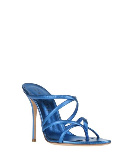 Casadei Blue Thong Sandal