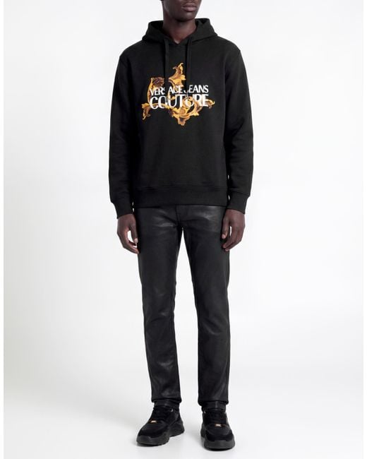 Versace Jeans Couture Blue Sweatshirt Cotton for men