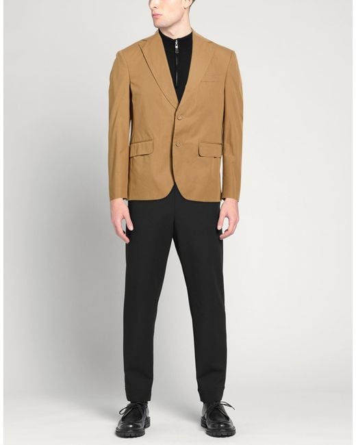 Officine Generale Brown Blazer Organic Cotton for men