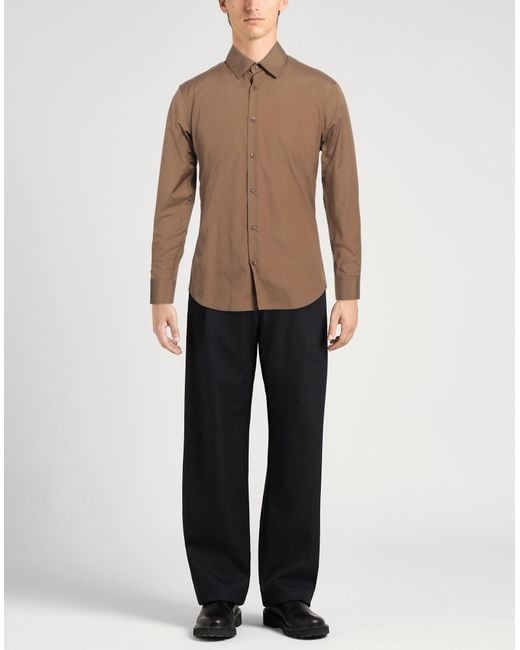 Camicia di Sandro in Brown da Uomo