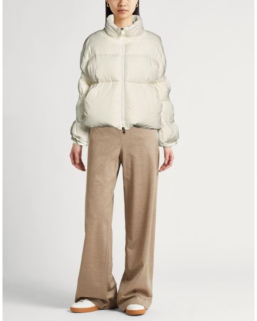 Herno Natural Ivory Puffer Polyamide