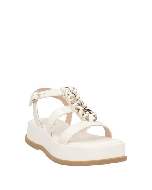 Guess White Sandals