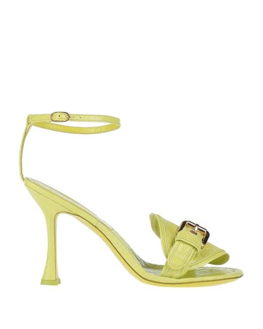 By Far Yellow Sandals