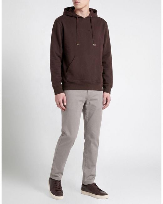 Gazzarrini Brown Sweatshirt Cotton for men