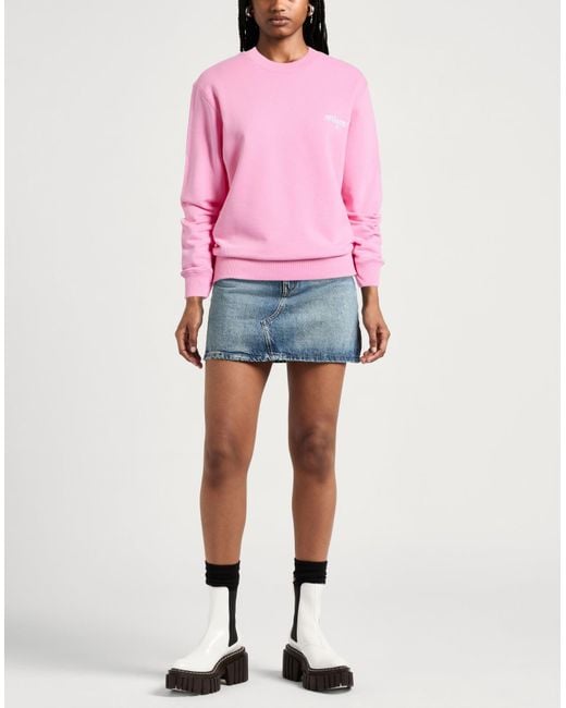 MSGM Pink Sweatshirt Cotton