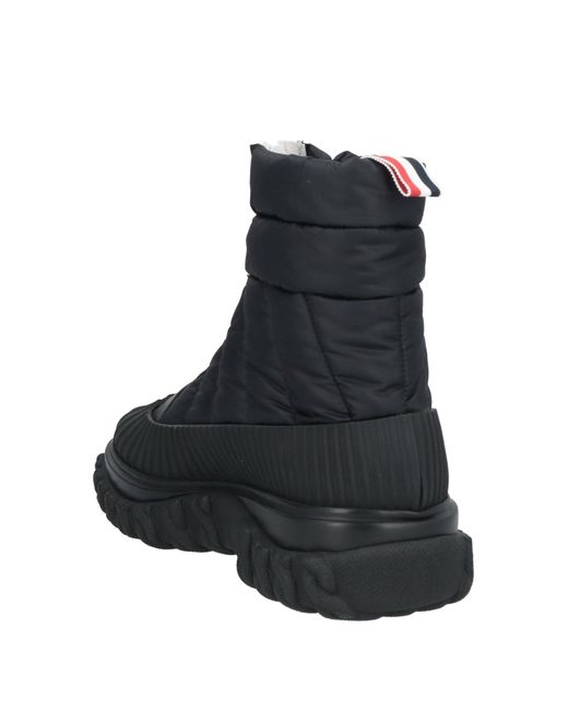 Thom Browne Black Ankle Boots Textile Fibers, Synthetic Fibers for men