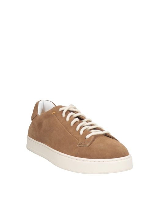 Doucal's Brown Sneakers Leather for men
