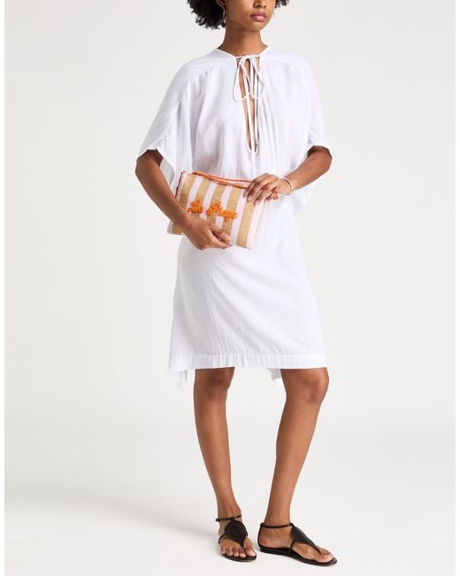 EA7 White Mini Dresses