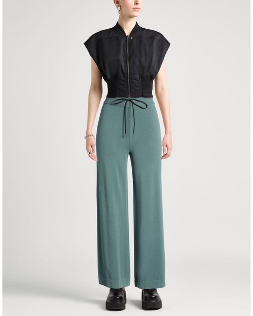 Isabel Benenato Blue Pants Viscose, Polyester