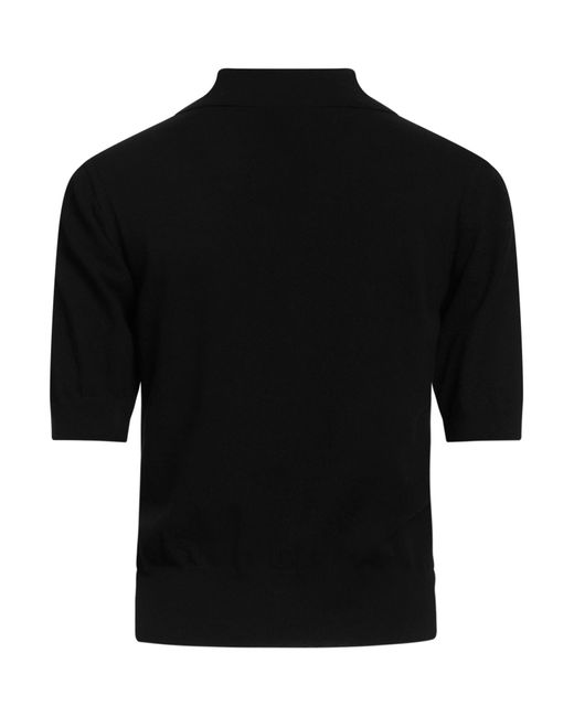 Burberry Black Polo Shirt Cotton, Polyamide, Elastane