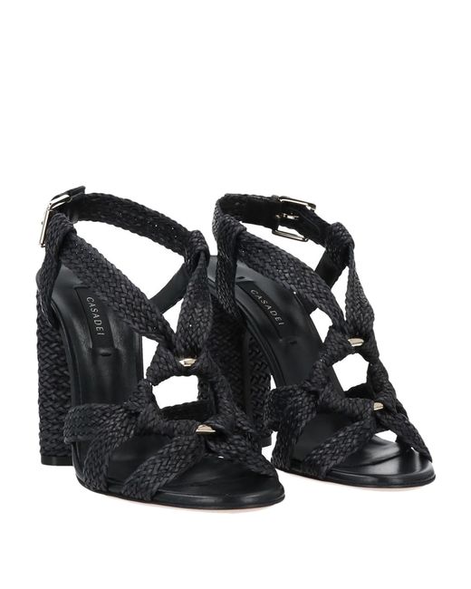 Casadei Black Sandals