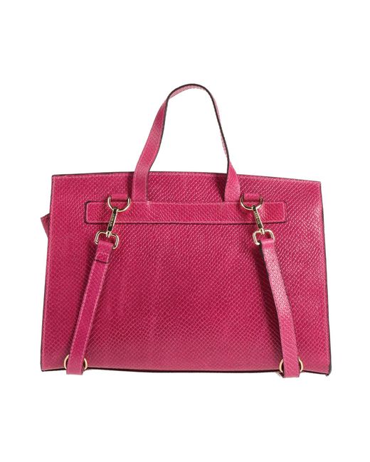 My Best Bags Pink Fuchsia Handbag Leather