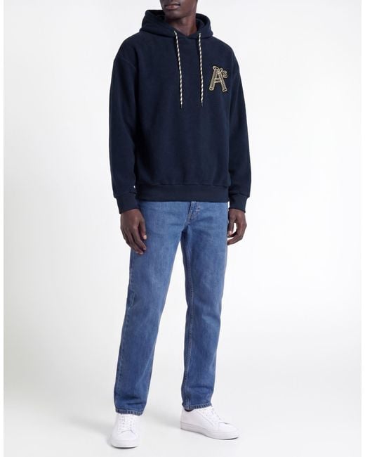 Aries Blue Sweatshirt Cotton for men
