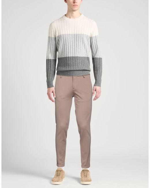 AT.P.CO Natural Pants Cotton, Polyamide, Elastane for men