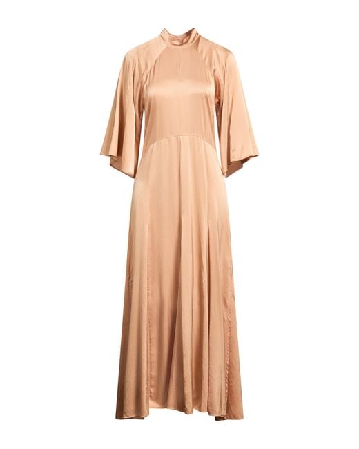 Forte_forte Natural Maxi Dress Silk, Elastane