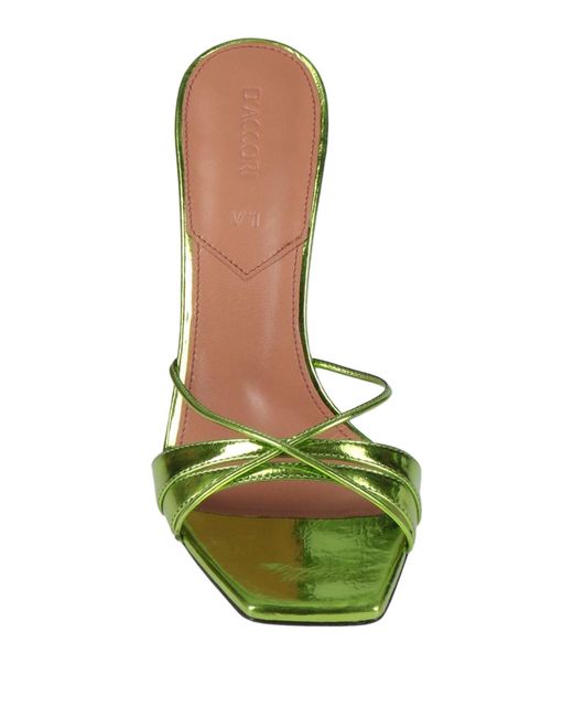 D'Accori Green Sandals