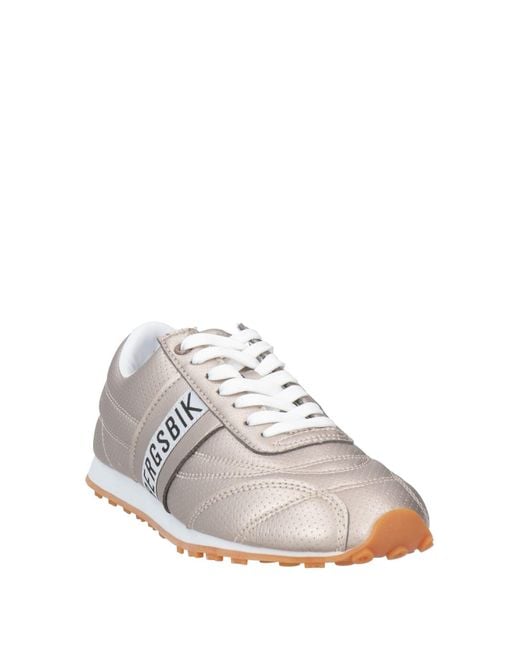 Bikkembergs White Platinum Sneakers Leather