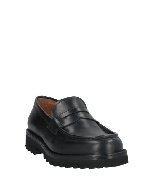 Testoni Black Loafer for men