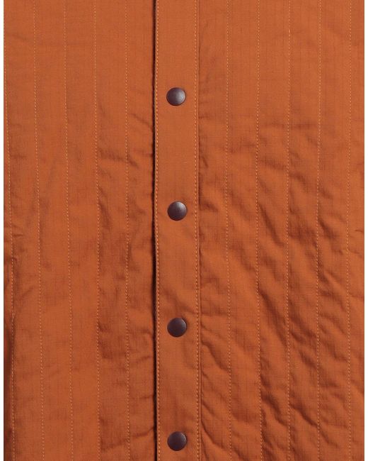 COTOPAXI Brown Rust Jacket Cotton, Nylon, Elastane for men