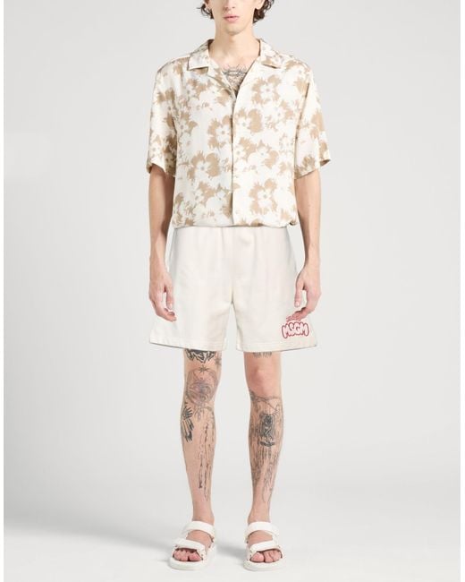 MSGM White Shorts & Bermuda Shorts for men