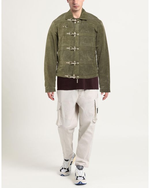 THUG CLUB Green Jacket for men