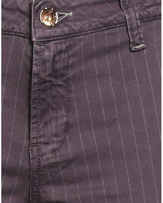 Jacob Cohen Purple Pants Cotton, Elastane, Polyester
