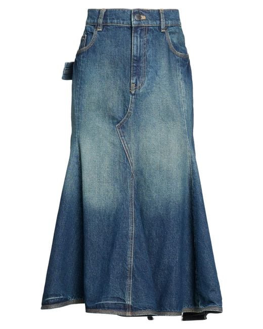 Marc Jacobs Blue Denim Skirt Cotton