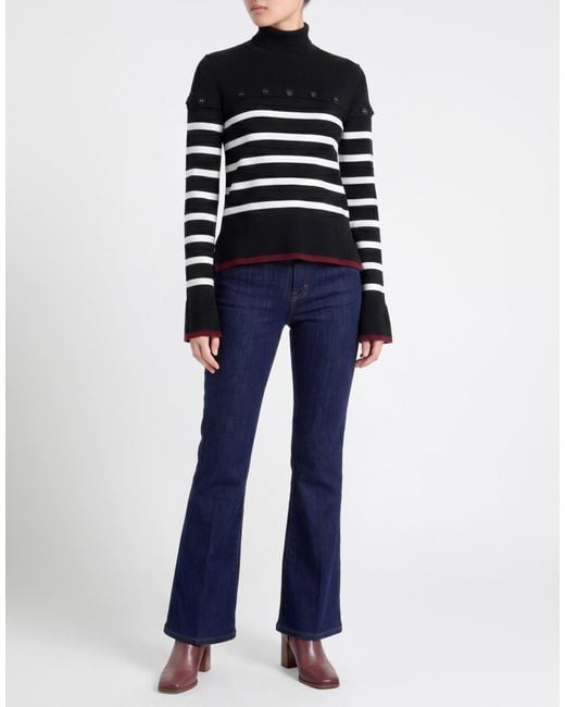 Seafarer Black Turtleneck Viscose, Polyester