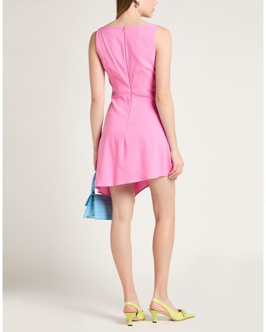 DSquared² Pink Mini Dress Polyester, Elastane