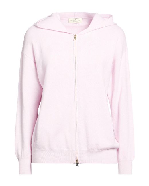 Bruno Manetti Pink Lilac Cardigan Cashmere