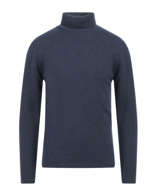 Daniele Fiesoli Blue Turtleneck for men
