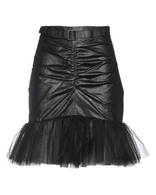 BROGNANO Black Mini Skirt