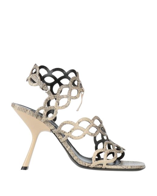 Sergio Rossi Metallic Sandale