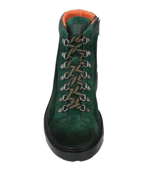 Santoni Green Ankle Boots for men