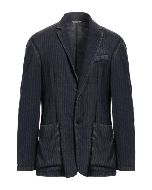 Barena Blue Midnight Blazer Virgin Wool, Elastane for men