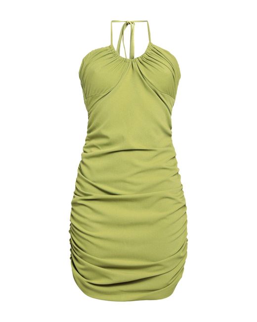 Haveone Green Mini Dress