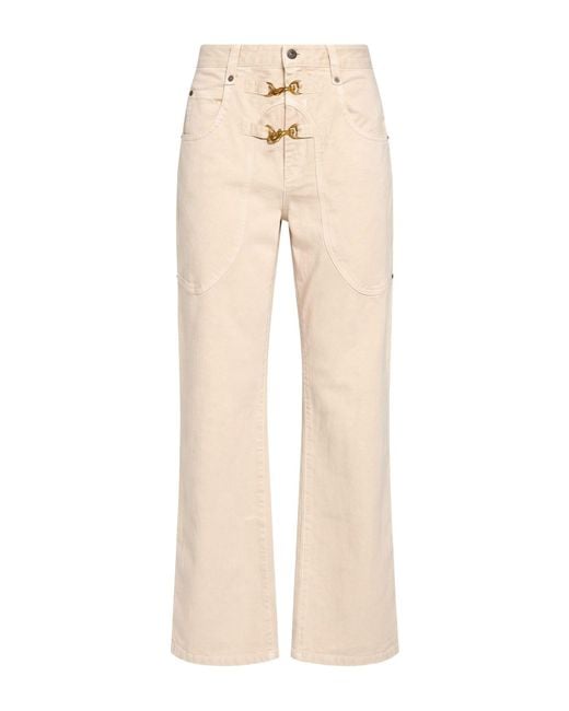 Isabel Marant Natural Camel Jeans Cotton, Hemp