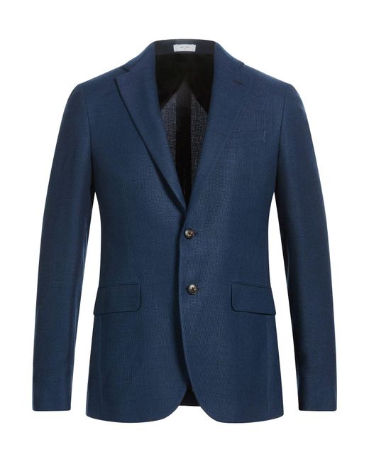 Boglioli Blue Blazer Polyester, Viscose for men