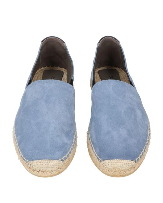 Sergio Rossi Blue Espadrilles Leather for men